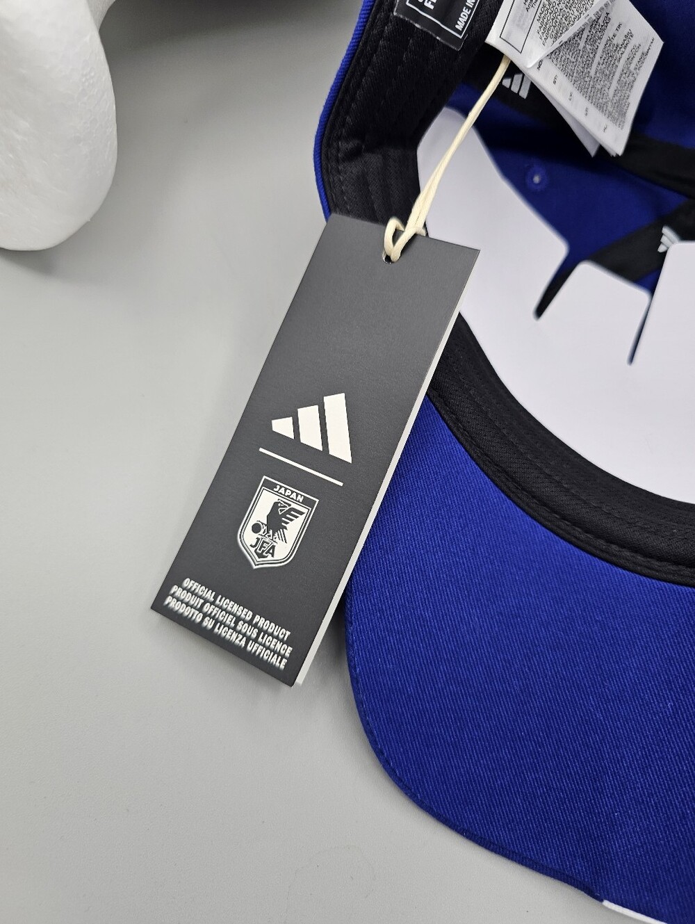 Adidas Japan Football Men’s SnapBack JFA Hat Soccer Blue Cap One Size New 26 WC - Picture 8 of 8